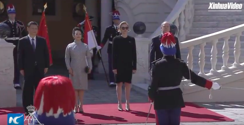 Xi Jinping la Monaco, Foto: Captura YouTube