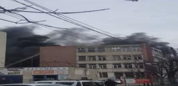 fum incendiu, Foto: Captura video