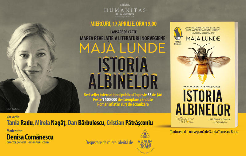 Istoria albinelor, de Maja Lunde, Foto: Humanitas