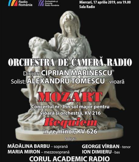 Concert Mozart la Sala Radio, Foto: Afis