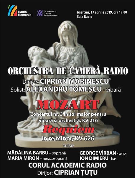 Concert Mozart la Sala Radio, Foto: Afis
