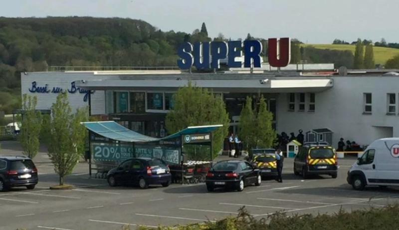 Luare de ostatici într-un supermarket din Franta, Foto: Captura YouTube