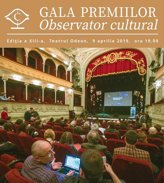 Galei Premiilor Observator cultural 2019, Foto: Afis