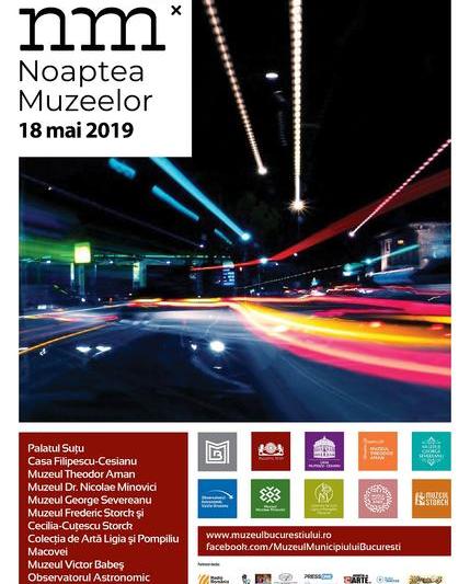 Noaptea Muzeelor 18 mai 2019, Foto: Afis