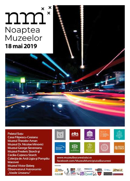 Noaptea Muzeelor 18 mai 2019, Foto: Afis
