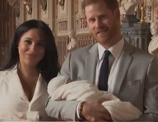 Bebelusul lui Harry si Meghan, Foto: Captura CNN