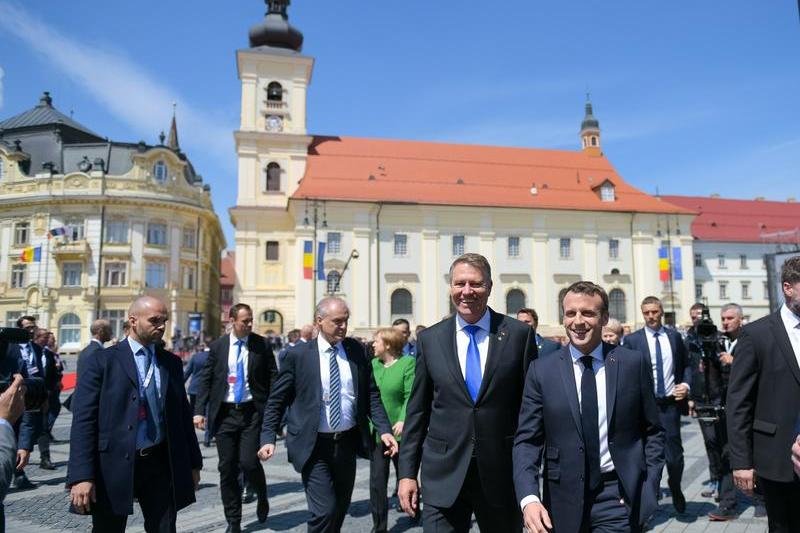 Iohannis si Macron, Foto: Facebook - Klaus Iohannis