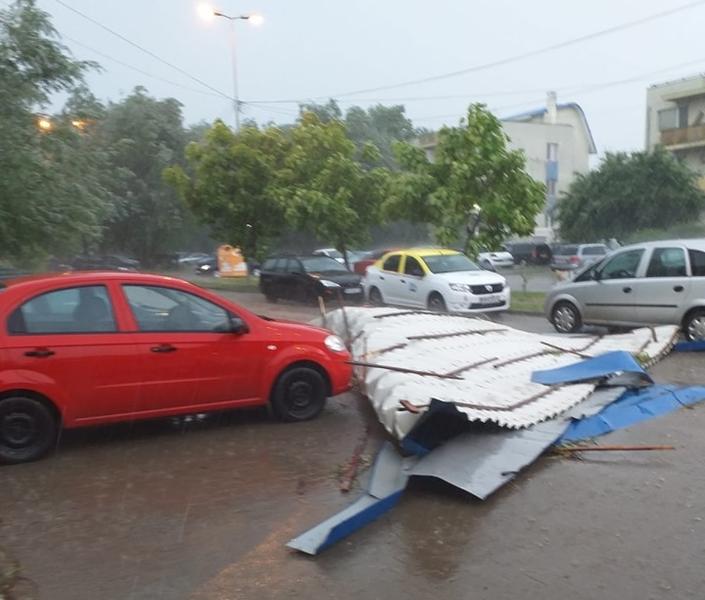 Furtuna in Focsani, Foto: Facebook/ ISU Vrancea