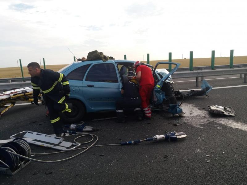 Accident A2, Foto: ISU Dobrogea