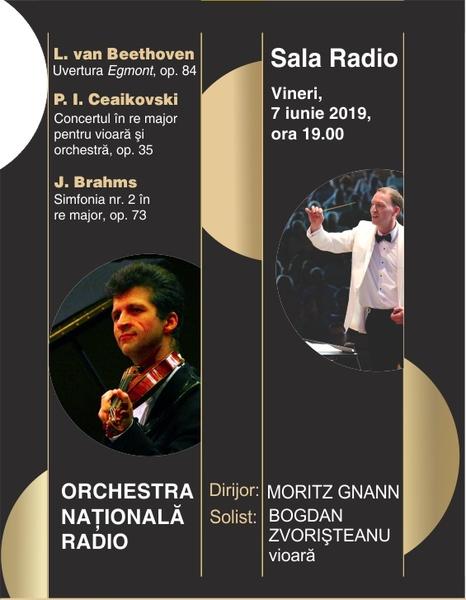 ​​Concertul pentru vioară şi orchestră de Ceaikovski, Foto: Afis