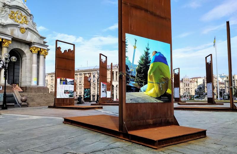 In amintirea Euromaidan, Foto: HotNews.ro / Victor Cozmei