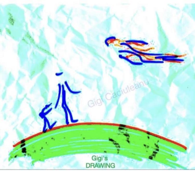 Desen de Gigi Caciuleanu, Foto: TNB