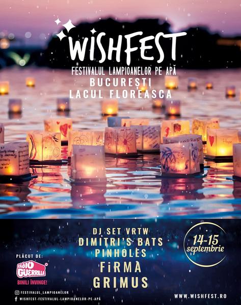 Wishfest - festival dedicat lampioanelor pe apă, Foto: Afis