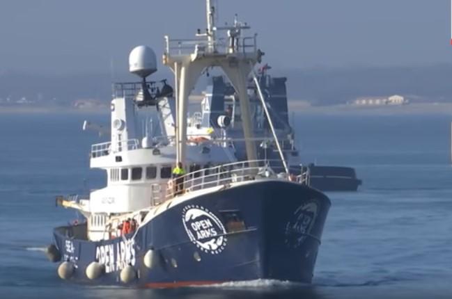 Nava Proactiva Open Arms, Foto: Captura video