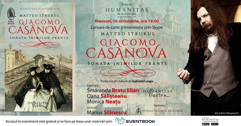 Giacomo Casanova. Sonata inimilor frânte, de Matteo Strukul, Foto: Humanitas