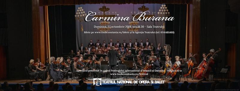 Opera Carmina Burana, Foto: Afis