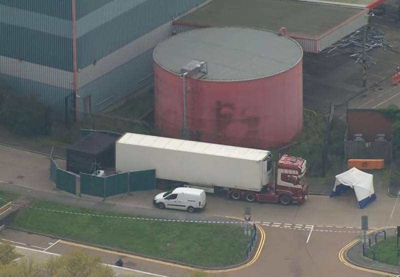 Tirul cu incarcatura macabra din Waterglade, Foto: Captura YouTube