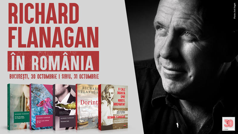 Scriitorul Richard Flanagan vine in Romania, Foto: Editura Litera