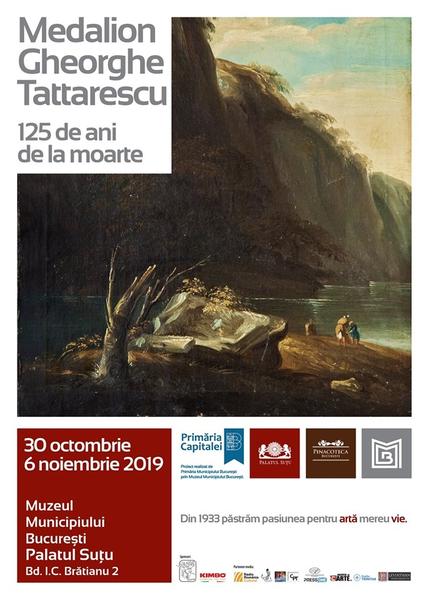 ​​Medalion Gheorghe Tattarescu la Palatul Suțu, Foto: Muzeul Municipiului Bucuresti