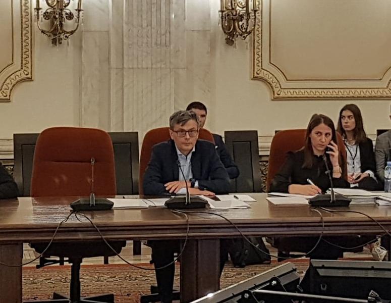 Virgil Popescu, la audieri, Foto: Hotnews