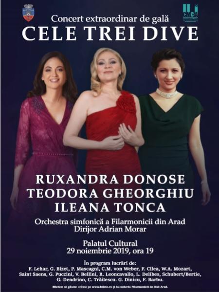Gala Cele trei dive, Foto: Afis spectacol