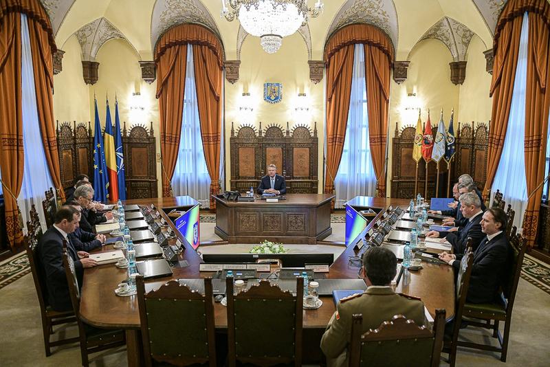 Sedinta CSAT, Foto: Administratia Prezidentiala