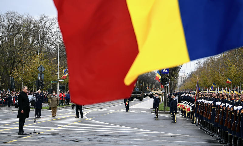 Klaus Iohannis, garda de onoare, parada militara de 1 Decembrie, Foto: Presidency.ro