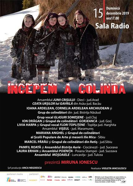 Crăciunul la Sala Radio, Foto: Afis spectacol