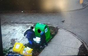 amenda pentru vasul de toaleta aruncat la gunoi, Foto: Politia Locala Timisoara