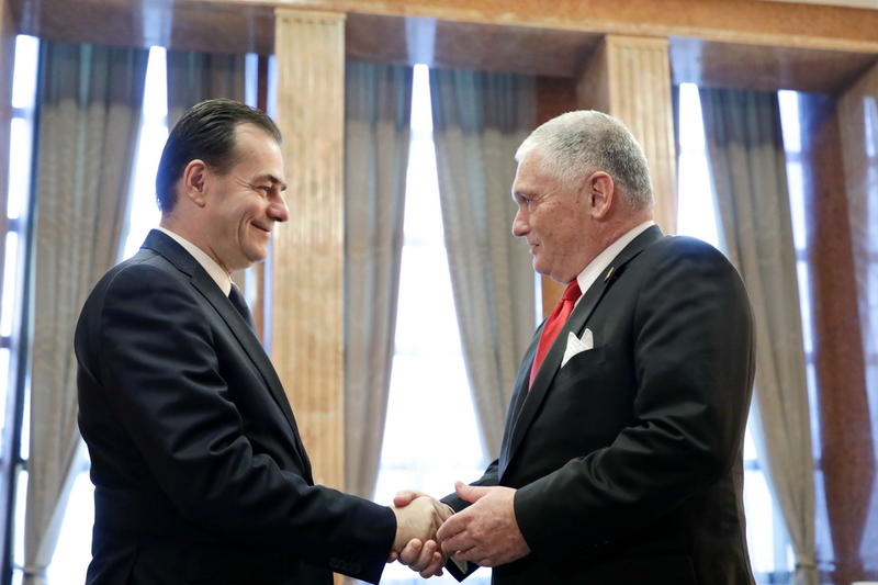 Ludovic Orban si Adrian Zuckerman, Foto: Facebook - Ambasada SUA