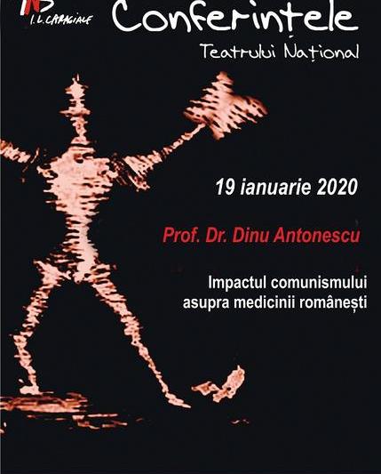 ​​Prof. Dr. Dinu Antonescu la Conferintele TNB, Foto: Afis