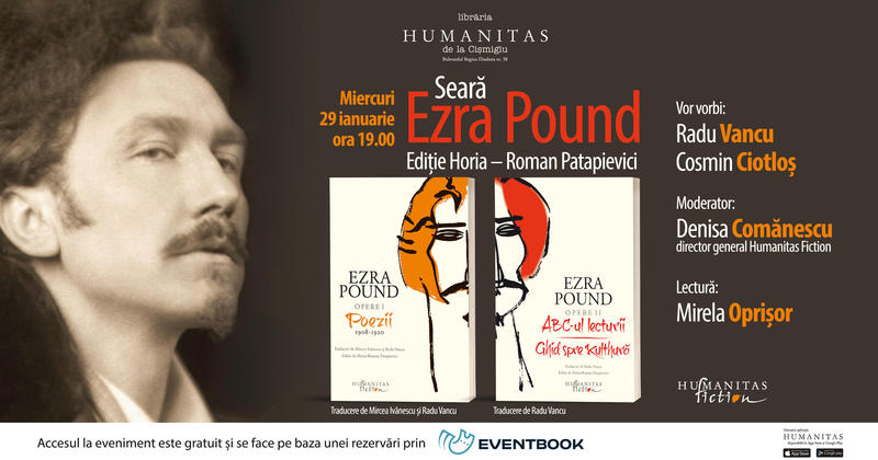 Seară dedicată lui Ezra Pound, Foto: Humanitas