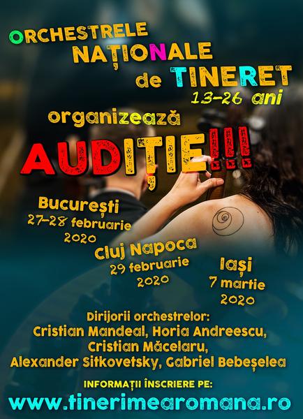 Auditii ORT 2020, Foto: Afis