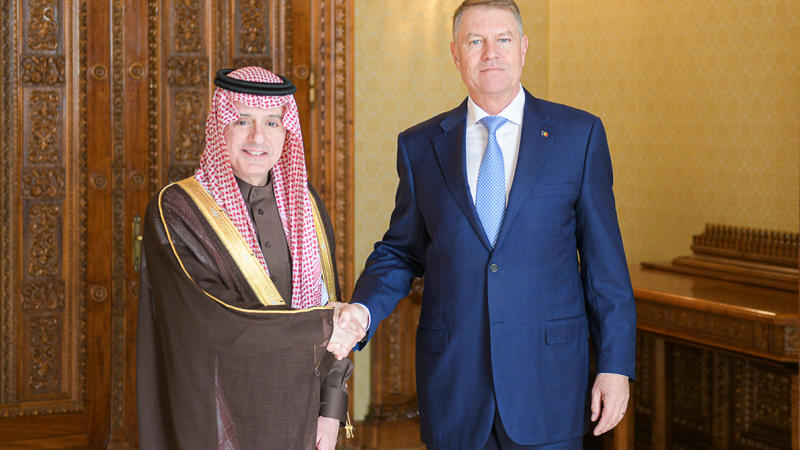 Iohannis si Al-Jubeir, Foto: Presidency.ro