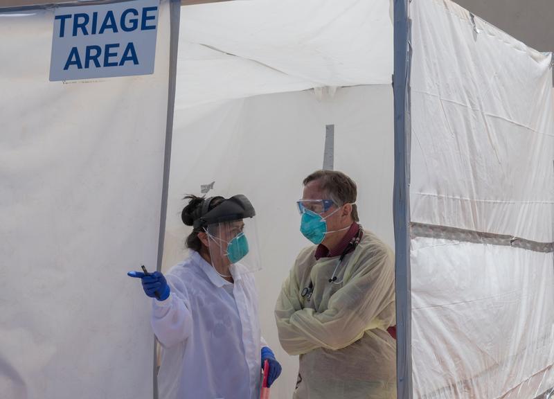 Triaj coronavirus, Foto: Mark RALSTON / AFP / Profimedia