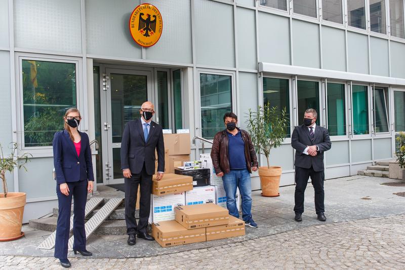 Sprijin german pentru Politia Romana, Foto: Facebook/ Ambasada Germaniei Bucuresti