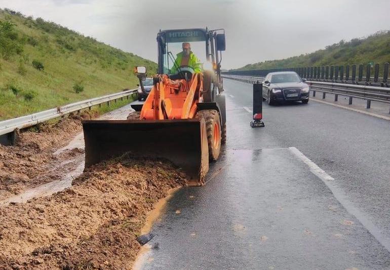 Interventie pe A1 Timisoara-Arad, Foto: Facebook/ DRDP Timisoara