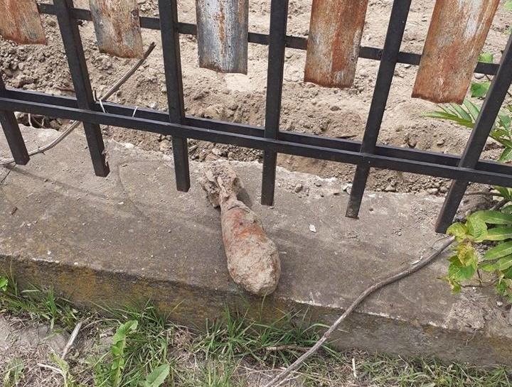 Bomba de aruncator, Foto: Facebook/ ISU Vrancea