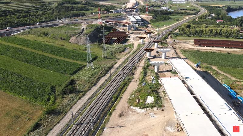 Autostrada A10 Sebes - Turda la nord de Alba Iulia, Foto: Captura YouTube