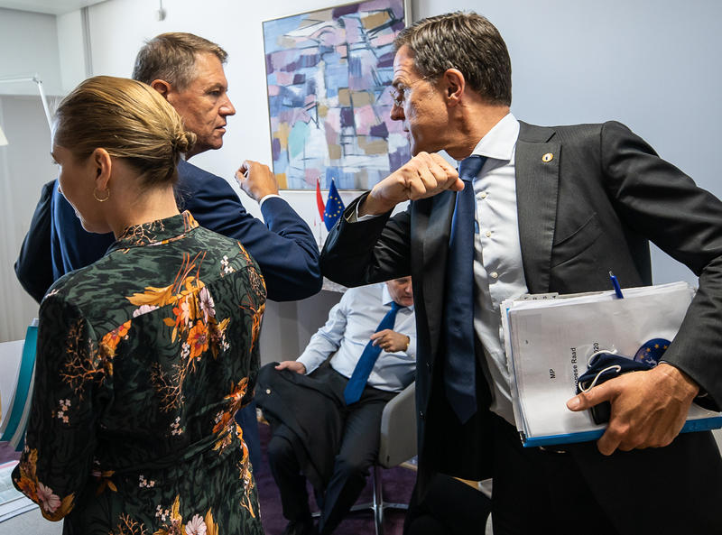 Klaus Iohannis si Mark Rutte, Foto: Presidency.ro