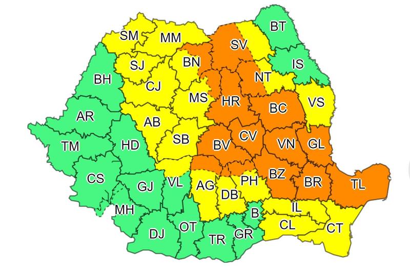 Avertizari meteo, Foto: ANM