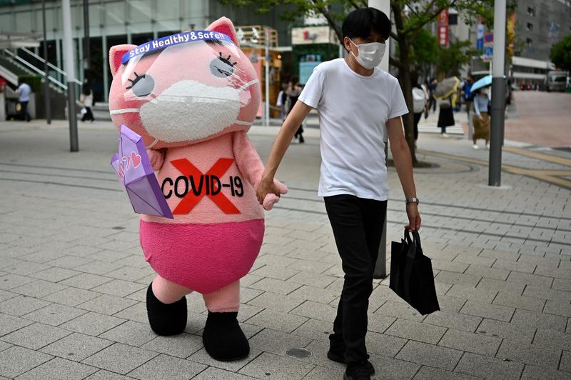 Mascota Covid din Tokyo, Foto: CHARLY TRIBALLEAU / AFP / Profimedia