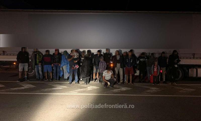 Migranti prinsi la granita, Foto: politiadefrontiera.ro