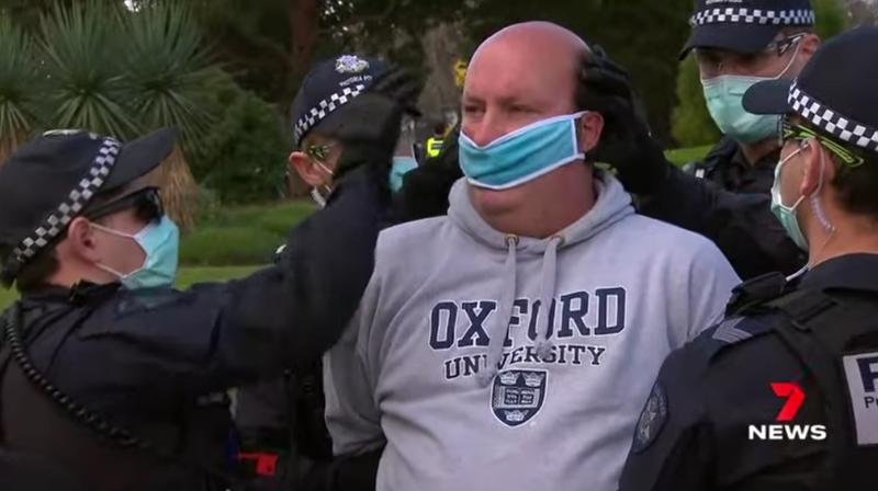 Proteste in Australia impotriva restrictiilor Covid, Foto: Captura YouTube