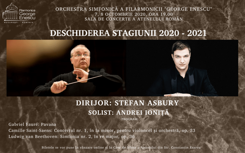 Deschidere stagiune 2020-2021la Ateneul Roman, Foto: Filarmonica George Enescu