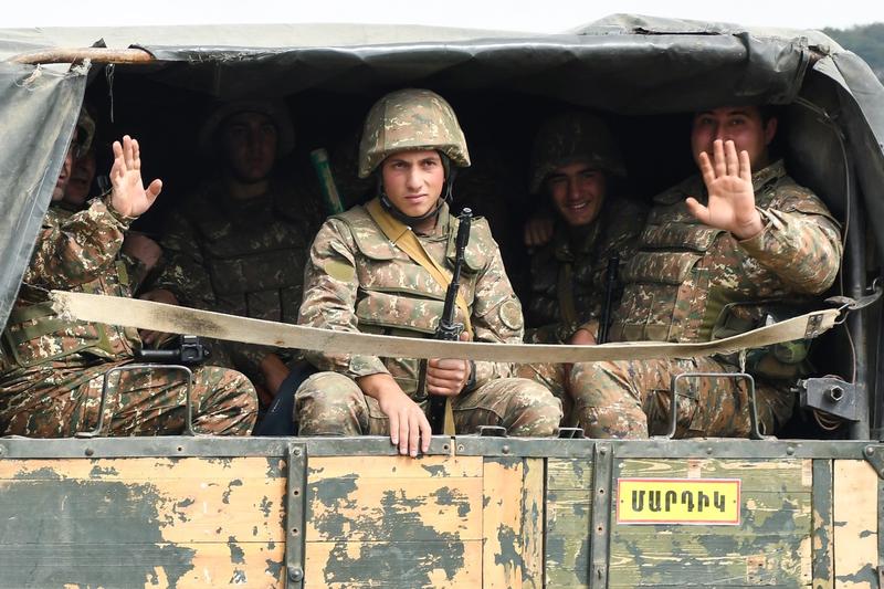 Soldati din Nagorno Karabah, Foto: Narek Aleksanyan / AFP / Profimedia