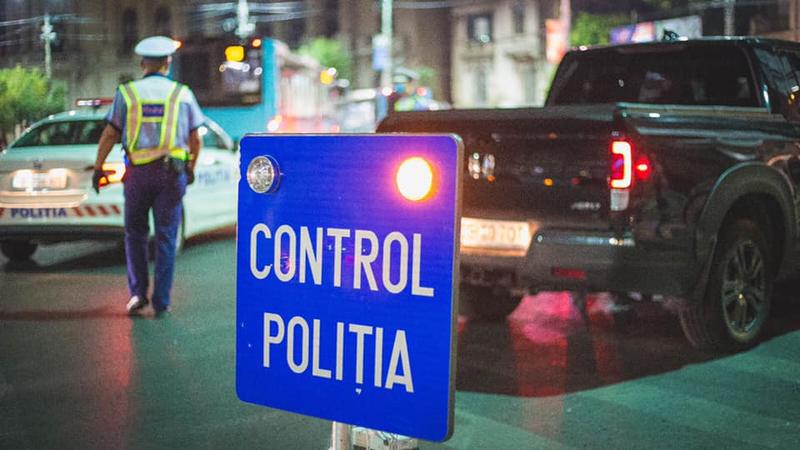 Control politie, Foto: Facebook/ Direcția Generală de Poliție a Municipiului București