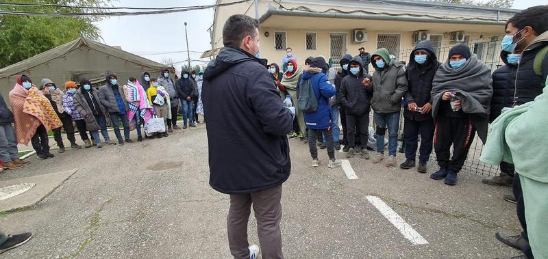 Migranti Timisoara 3, Foto: LOGS - Grup de Inițiative Sociale