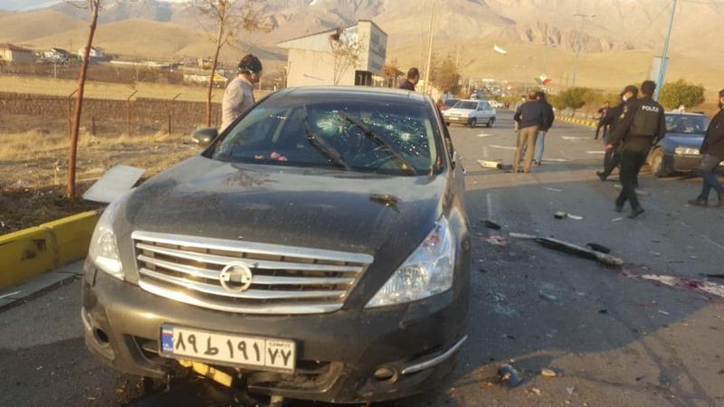 Atacul in care a fost ucis Mohsen Fakhrizadeh, Foto: Irib News Agency / Zuma Press / Profimedia