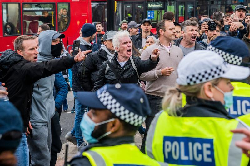 Proteste anti-lockdown la Londra, Foto: Guy Bell / Shutterstock Editorial / Profimedia